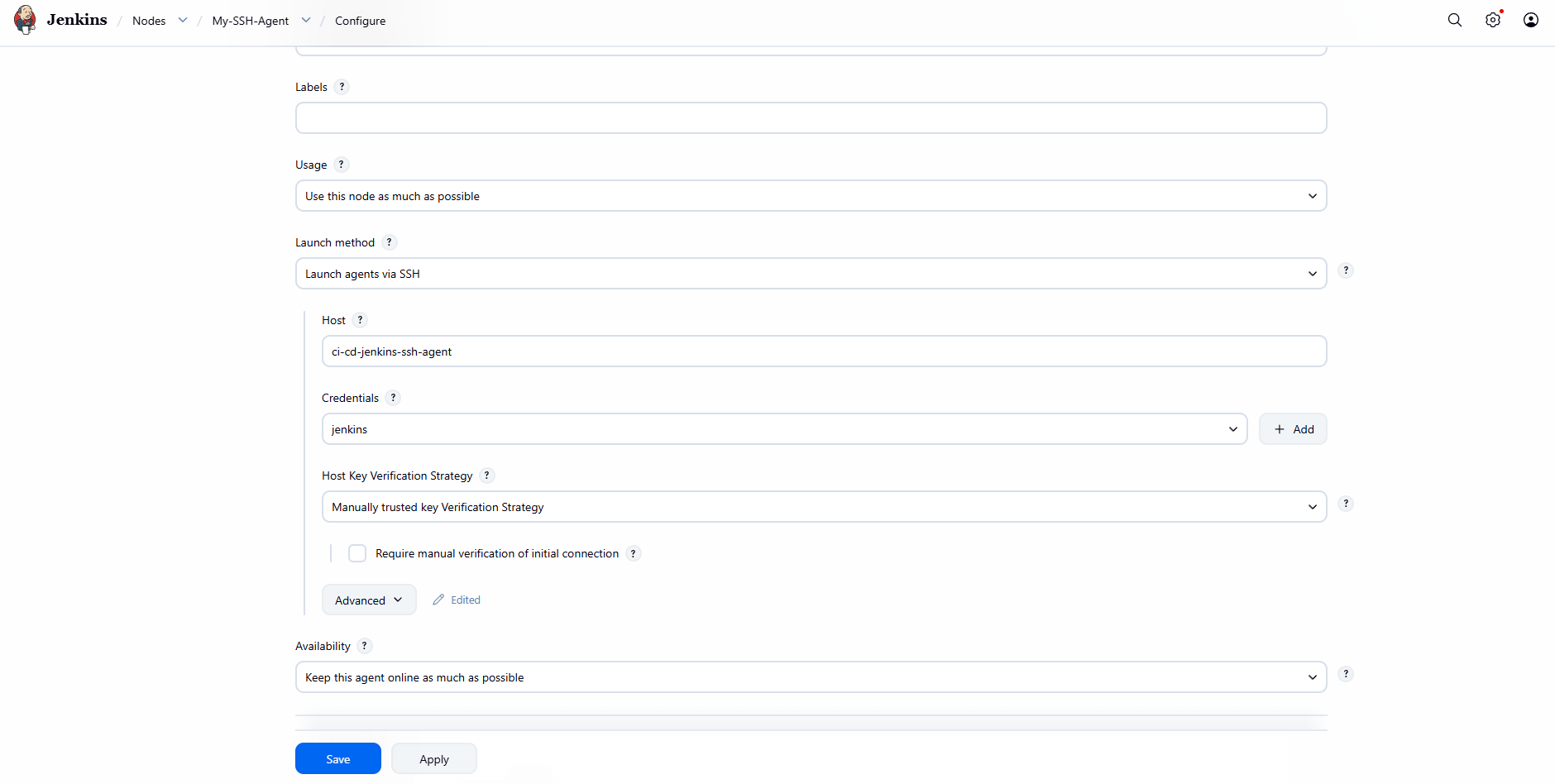 New Node Form Inputs