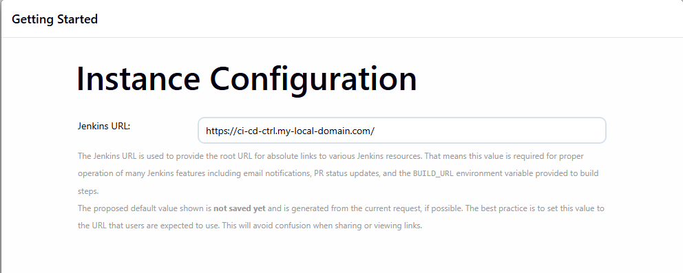 Jenkins URL